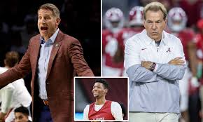 Alabama basketball coach Nate Oats says he's NOT offended by Nick Saban's  comments | Daily Mail Online