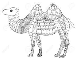 Riding camel clipart cute 20 free cliparts. Camel Black White Hand Drawn Doodle Animal Ethnic Patterned Royalty Free Cliparts Vectors And Stock Illustration Image 63068126