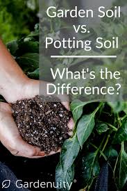 Potting soil, also known as potting mix or miracle soil, is a medium in which to grow plants, herbs and vegetables in a pot or other durable container. Garden Soil Vs Potting Soil What S The Difference The Sage Garden Soil Garden Soil Preparation Benefits Of Gardening