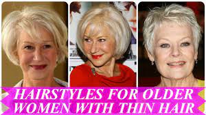 Score the perfect cut for your hair and bid fa. Latest Hairstyles For Older Women With Thin Hair Youtube