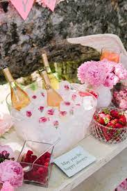 This Shower Will Have You At First Glance Of Its Custom Rose Bar Shower The Bride Cosas De Boda Boda De Ensueno Fiesta Ibicenca