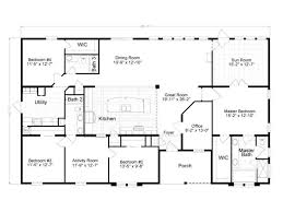 Image Result For 4 Bedroom 3 Bath Single Story House Plans Modular Home Floor Plans Mobile Home Floor Plans Metal Homes Floor Plans