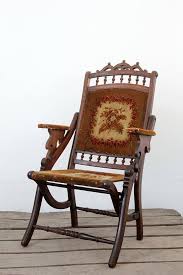 Victorian Tapestry Chair 1800s Folding Lawn Chair Etsy Victorian Tapestries Lawn Chairs Blue Velvet Dining Chairs