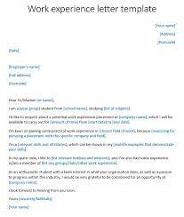 One must have experience certificate of every company they work for and it is given at the time when anyone switch for the job or have retired or not working anymore in the company. Work Experience Letter Template Reed Co Uk