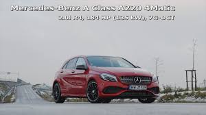 Mercedes Benz A220 4matic Acceleration 0 100 Km H 0 140 0 200 Km H 1001cars Youtube