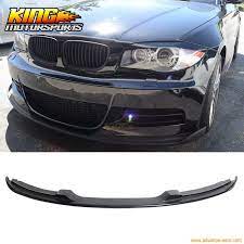 For 07 11 Bmw E82 135 135i Front Bumper Lip Black Poly Urethane Spoiler Bodykit Affiliate Bmw Black Poly Front Bumper