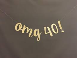 40th Birthday Banner With Picture 40th Birthday Decorations 40th Birthday Banner By Urenvitedtoo 40th Birthday Banner 40th Birthday Decorations 40th Birthday Party Decorations