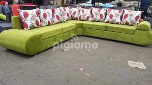 Available as fabric recliner sofa or leather recliner sofa. Sofa Set L Shape 7 Seater In Nairobi Pigiame Sofa Set Designs Sofa Pictures Sofa Set