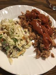 Add roast and chicken broth to the slow cooker and cook on low for 6 hours or high for 4 hours. Pulled Pork W Keto Bbq And Slaw Ketorecipes