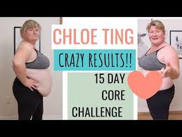 Amazing Results Chloe Ting 15 Day Challenge Before After Plus Size Senior Disability Friendly Youtube Chloe Ting 15 Day Challenge Challenges