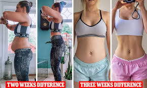 Do i need to do more? Women Show Off Incredible Progress Photos After Trying Chloe Ting Challenge Daily Mail Online