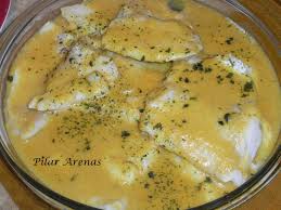 Resultado de imagen de pescado en salsa