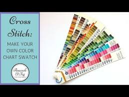 Dmc Color Chart Project Make Your Own Embroidery Floss