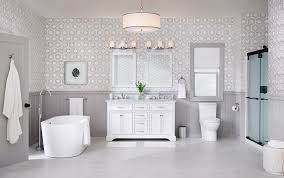 An average bathroom renovation costs around $10,500 while an upscale remodel is going to cost a hefty $25,000+. Cost To Remodel A Bathroom The Home Depot