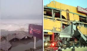 News reports so far suggest that more than 150,000. Indonesia Tsunami Hits City In Viral Video Following 7 5 Earthquake Travel News Travel Express Co Uk