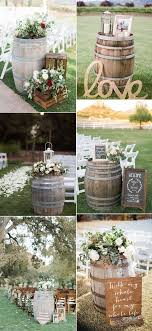 American oak barrels tend to be more intensely flavored than french oak with more sweet and vanilla overtones. Country Wedding Ideas 26 Great Ways To Use Wine Barrels Emmalovesweddings