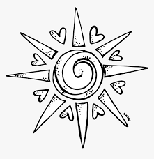 Rainbow, sky, clouds, bubbles and sunshine. Black And White Summer Graphic Library Sun Rr Collections Summer Clip Art Black And White Hd Png Download Transparent Png Image Pngitem