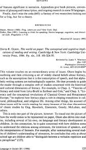 The full paper may be a thesis, a program, a project, or once the idea of the conceptual framework is quite clear to you, then you may write your hypothesis. David R Olson The World On Paper The Conceptual And Cognitive Implications Of Reading And Writing Cambridge New York Cambridge University Press 1994 Pp Xix 318 Hb 24 95 Language In Society Cambridge Core
