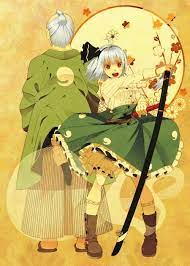 touhou konpaku youmu and konpaku youki https www pixiv net member illust php mode medium illust id 49314354 イラスト プリキュア イラスト 東方 妖夢
