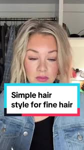 Short and Simple Hair Tutorial for Fine Hair