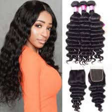 ( 56 customer reviews ) sold: Loose Deep Wave Brazilian Hair Weave Bundles With Closure Tinashehair