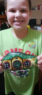 Found a rock in a beach house yard