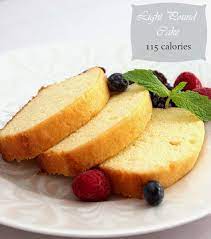 Light Pound Cake Low Calorie Munatycooking Low Calorie Cake Low Calorie Sweets Pound Cake Recipes
