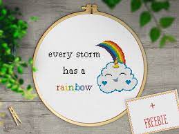 Includes quotes from the bible, from william shakespeare's plays or even a haiku which is a japanese short poem. Quote Cross Stitch Pattern Rainbow Baby Cross Stitch Pattern Etsy Baby Cross Stitch Patterns Modern Cross Stitch Patterns Nursery Cross Stitch