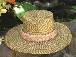 How To Make A Lauhala Hat Hawaiian Crafts Flax Weaving Hats