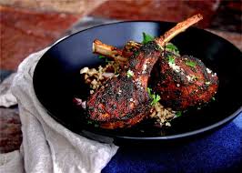 Press the garlic mixture into both sides of lamb chops. Pin Auf Meat