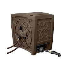They are also available in shorter and longer lengths. Suncast Plastic 100 Ft Hideaway Hose Reel Lowes Com In 2021 Hose Reel Garden Hose Reel Hideaway