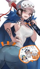 Rule34 - If it exists, there is porn of it  bepo, penguin (one piece),  shachi (one piece), trafalgar law  6988093