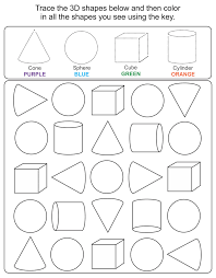 Learning 3d shapes is necessary for children to learn numbers, alphabets, signs and symbols. 5 Best Printable 3d Shapes Kindergarten Printablee Com