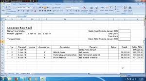 Cara bikin laporan keuangan lengkap dengan rumus excel pengusahamuslim com. Kas Kecil Atau Petty Cash Excel Menampilkan Saldo Dan Periode Laporan Otomatis Part2 Youtube