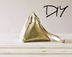 Minaudiere Pyramidale Diy En Cuir Sac Diy Porte Monnaie