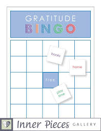 Bingo Cards For Kids Gratitude Bingo Game Diy Inner Pieces Gallery Bingo Games For Kids Gratitude Activities Math Games For Kids