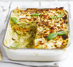 Chicken Squash Pesto Lasagne Recipe Bbc Good Food