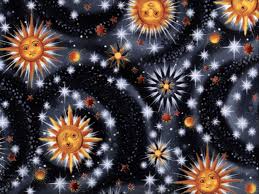 Celestial Sun And Moon Wallpaper Wallpapersafari Moon Hippie Art Stars And Moon