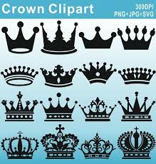 Crown Silhouettes Clipart Royal Crown Clipart Crown Silhouettes King Queen Crown Clip Art Royal Clipart Png Jpg Svg Crown Silhouette Crown Clip Art Crown Drawing