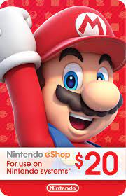 Simply redeem your eshop gift card and you are ready to buy nintendo switch games, dlcs. Amazon Com 20 Nintendo Eshop Gift Card Digital Code Video Games