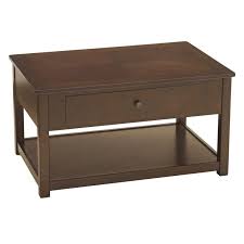 Generally the rule is that your coffee table should be the same height as your couch's seat (give or take one to two inches, but not any lower). T477 9 Signature Design By Ashley Occasional Tables Kern Hill Furniture