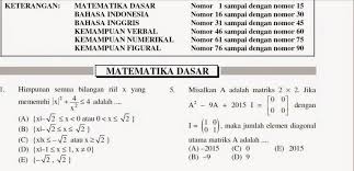 Download contoh soal psikotes lengkap dan jawabannya langkah pertama untuk diterima kerja hingga saat ini yaitu sukses dalam tes psikotes rata rata berbagai perguruan tinggi perusahaan baik negeri atau perusahaan swasta menggunakan tes psikotes saat melakukan seleksi. Soal Tes Masuk Universitas Muhammadiyah Malang Peatix