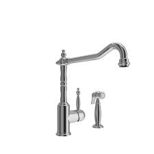 Faucet hole sizes may differ from the standard 1 3/8″ depending on the particular make and model. Bocchi 2001 00011 Lesina Single Handle Standard Kitchen Faucet With Side Spray Bocchi 2001 0001 Bn Lesina Single