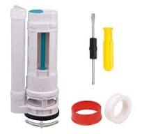 BQLZR White Toilet Cistern Dual Flush Push Button Valve 25cm Height Fit for  Drain Diameter 65-75mm - Amazon.com