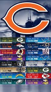 Chicago Bears 2019 Mobile City Nfl Schedule Wallpaper Chicago Bears Wallpaper Chicago Bears Chicago Bears Football