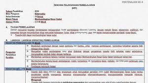 Check spelling or type a new query. Rpp 1 Lembar Mapel Matematika Kelas 4 Semester 2 Sekolahdasar Net