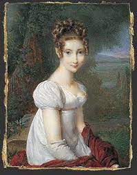 Nicolas Jacques A Young Woman Wearing Gloves In A Park 1813 Regency Portrait Regency Era Fashion