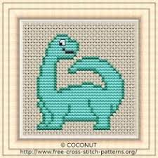 A list of cross stitch kits and cross stitch patterns available at everything cross stitch. Dinosaur Brachiosaurus Free And Easy Printable Cross Stitch Pattern Cross Stitch Baby Cross Stitch Patterns Cross Stitch Patterns