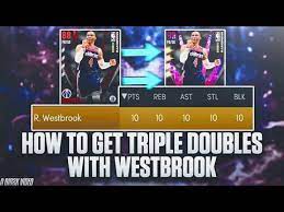 You literally just need triple digits in three categories any one of then will do. Best Method To Get Triple Doubles With Russell Westbrook In Under 10 Minutes Nba 2k21 Myteam Youtube