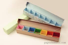 Diy pill box for pain relief on the go. Origami Pill Box Organizer Video Tutorial Paper Kawaii